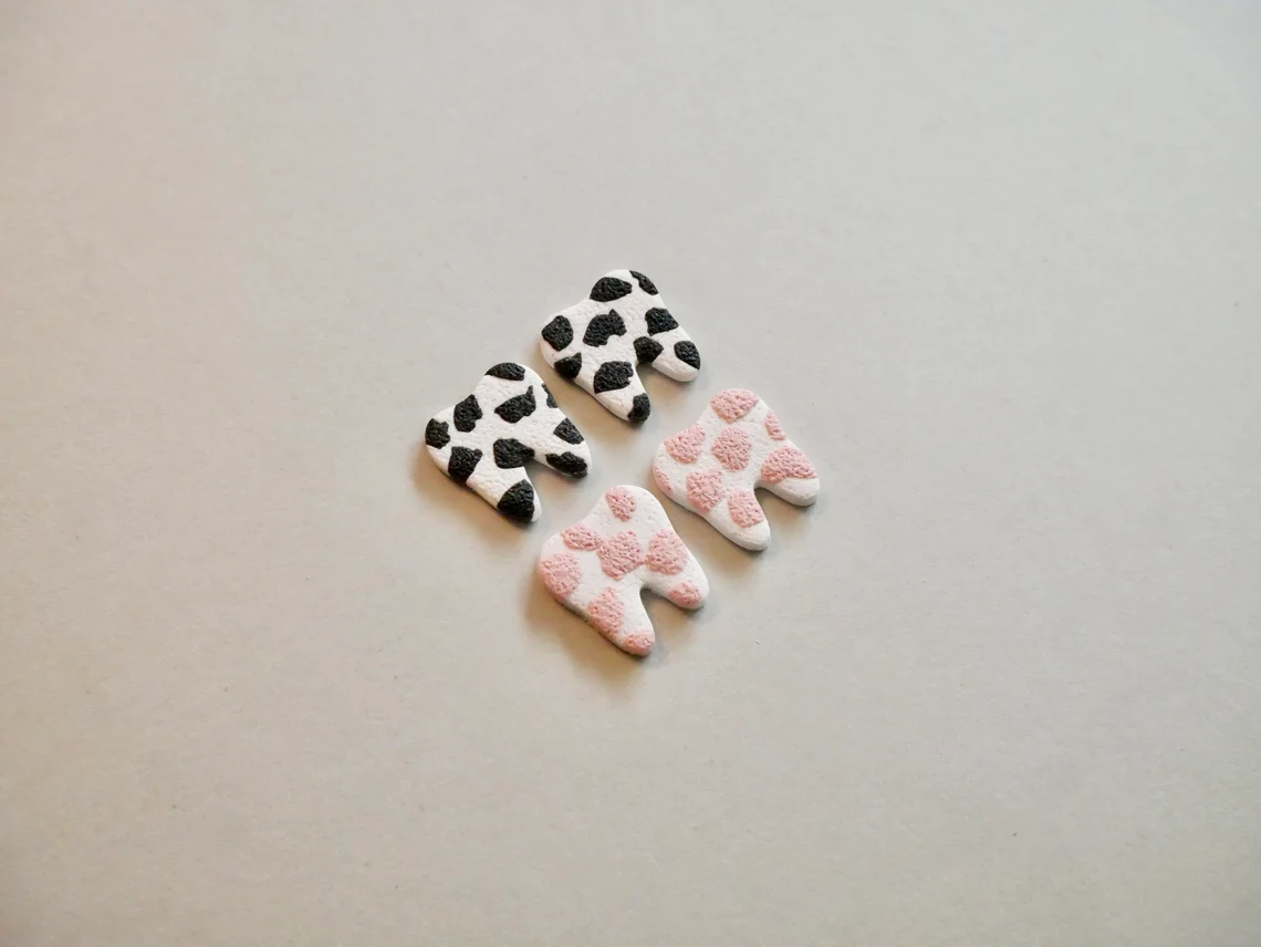 Cow Print Textured Teeth